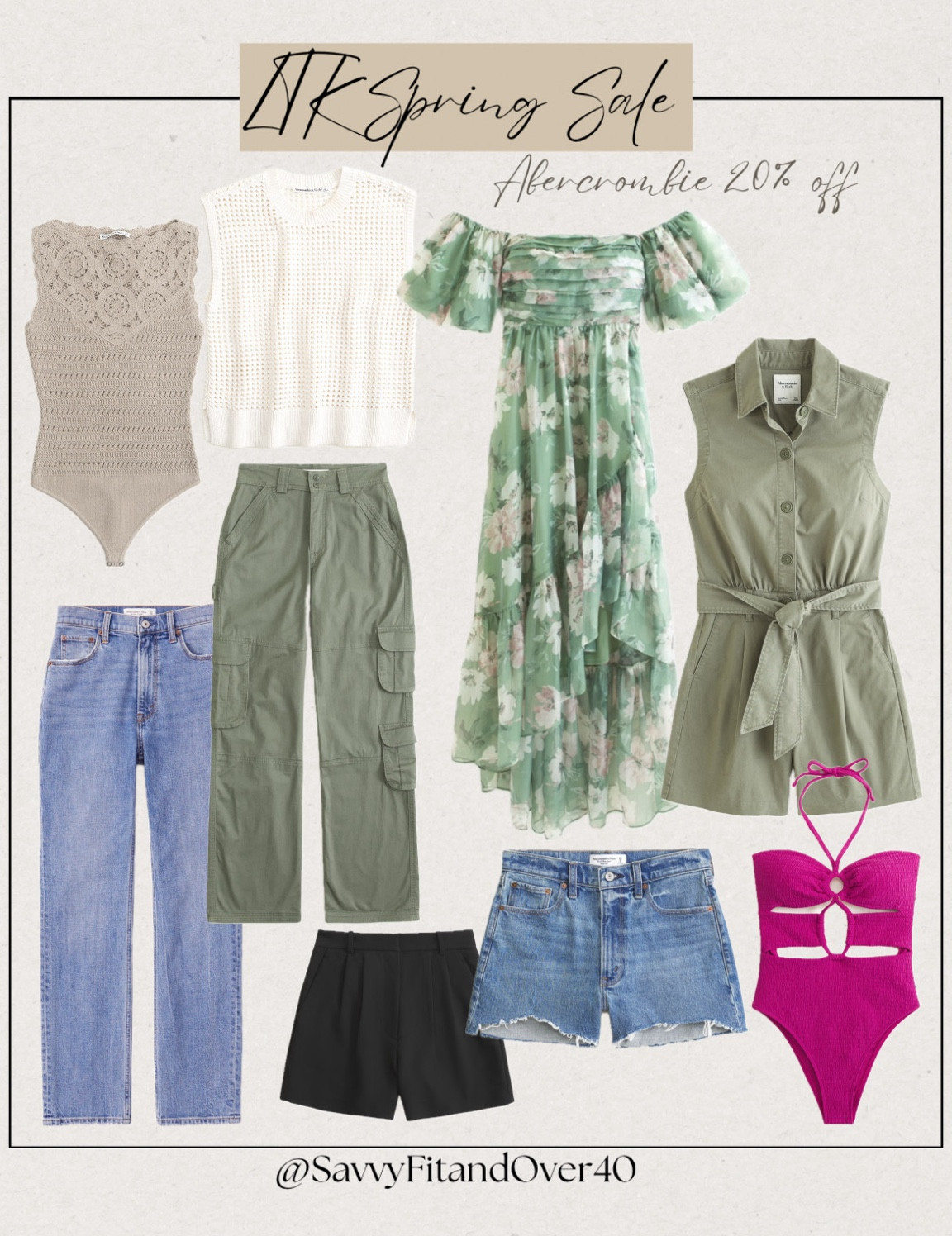 Abercrombie & Fitch 20% off site wide  #abercrombie #springsale #fashion 

#LTKSpringSale #LTKsalealert #LTKstyletip