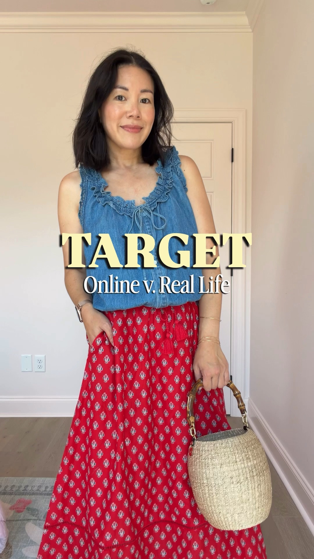 Quick Target summer try on! Wearing a Small in all the pieces.

#LTKootd #LTKPetite #LTKOver40