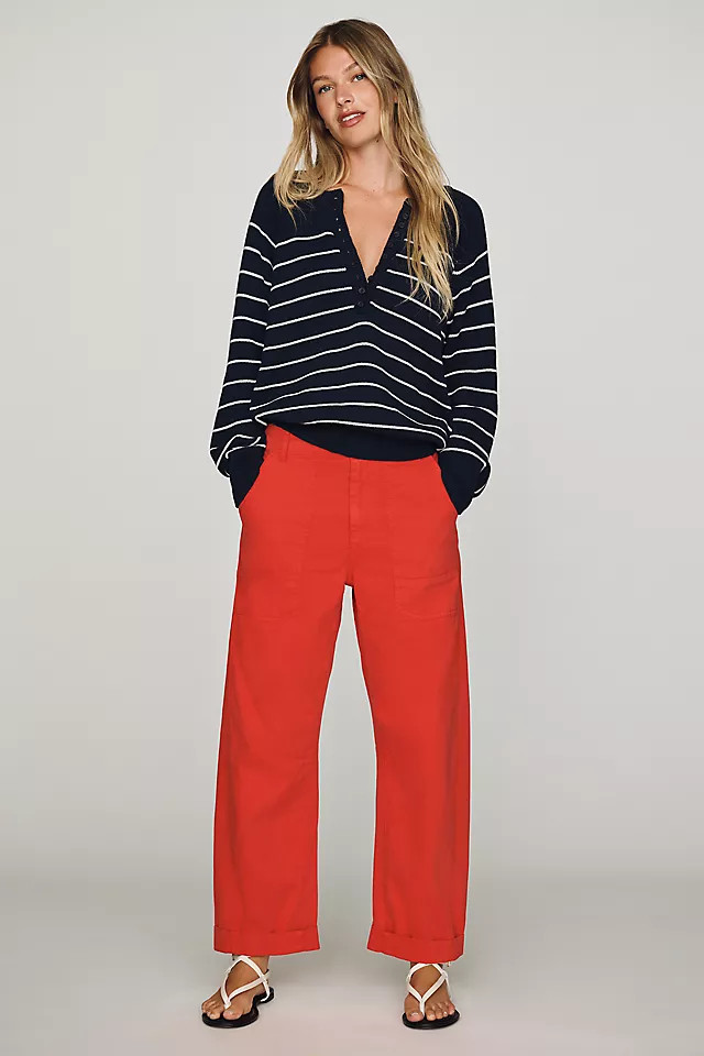 Tori 100% Cotton Utility Pants | Anthropologie (US)