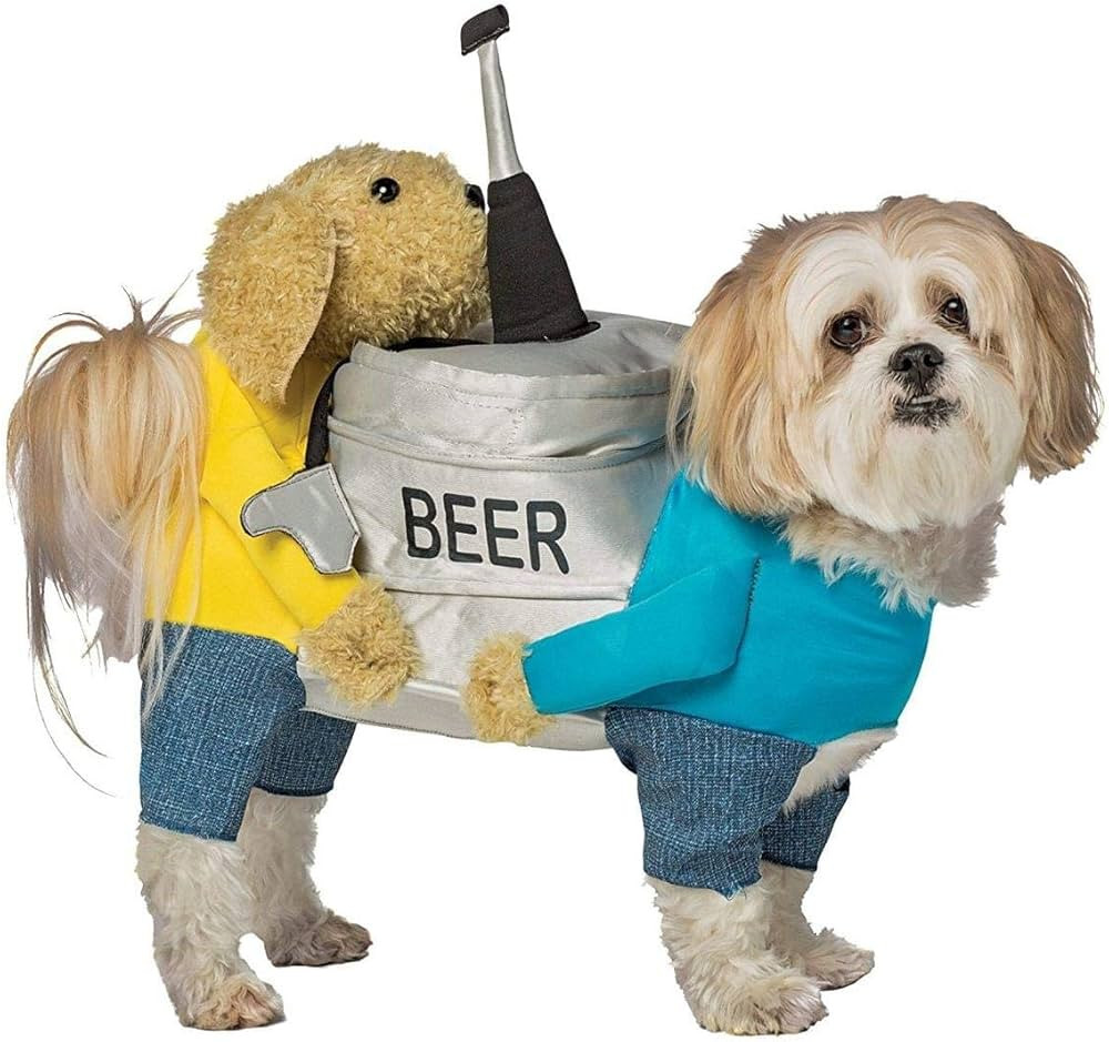 Rasta Imposta Dogs Carrying Beer Keg Dog Costume - MD | Amazon (US)