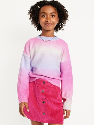 SoSoft Crew-Neck Ombré Sweater for Girls | Old Navy (US)
