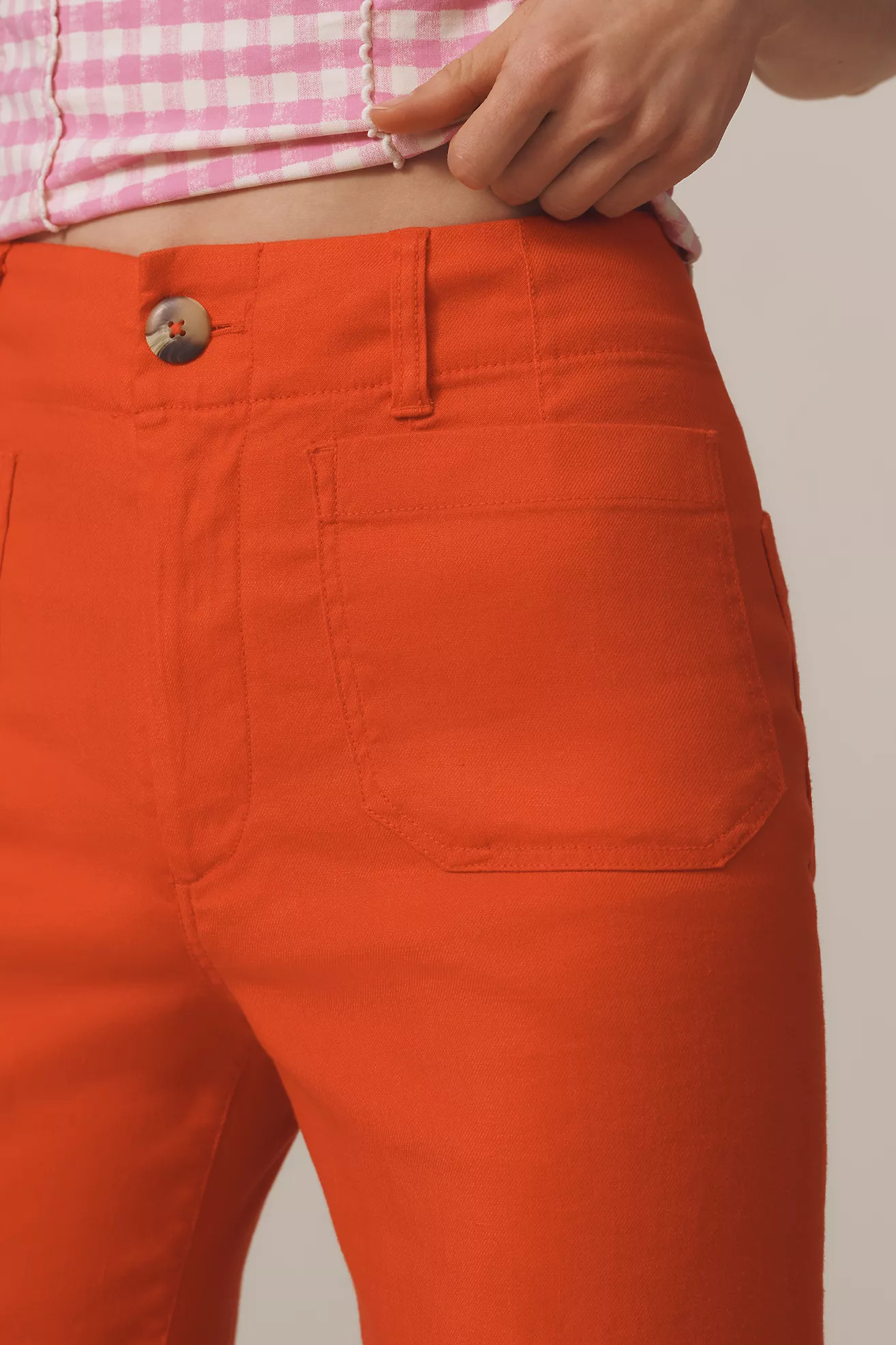 The Colette Cropped Wide-Leg Pants by Maeve: Linen Edition | Anthropologie (US)