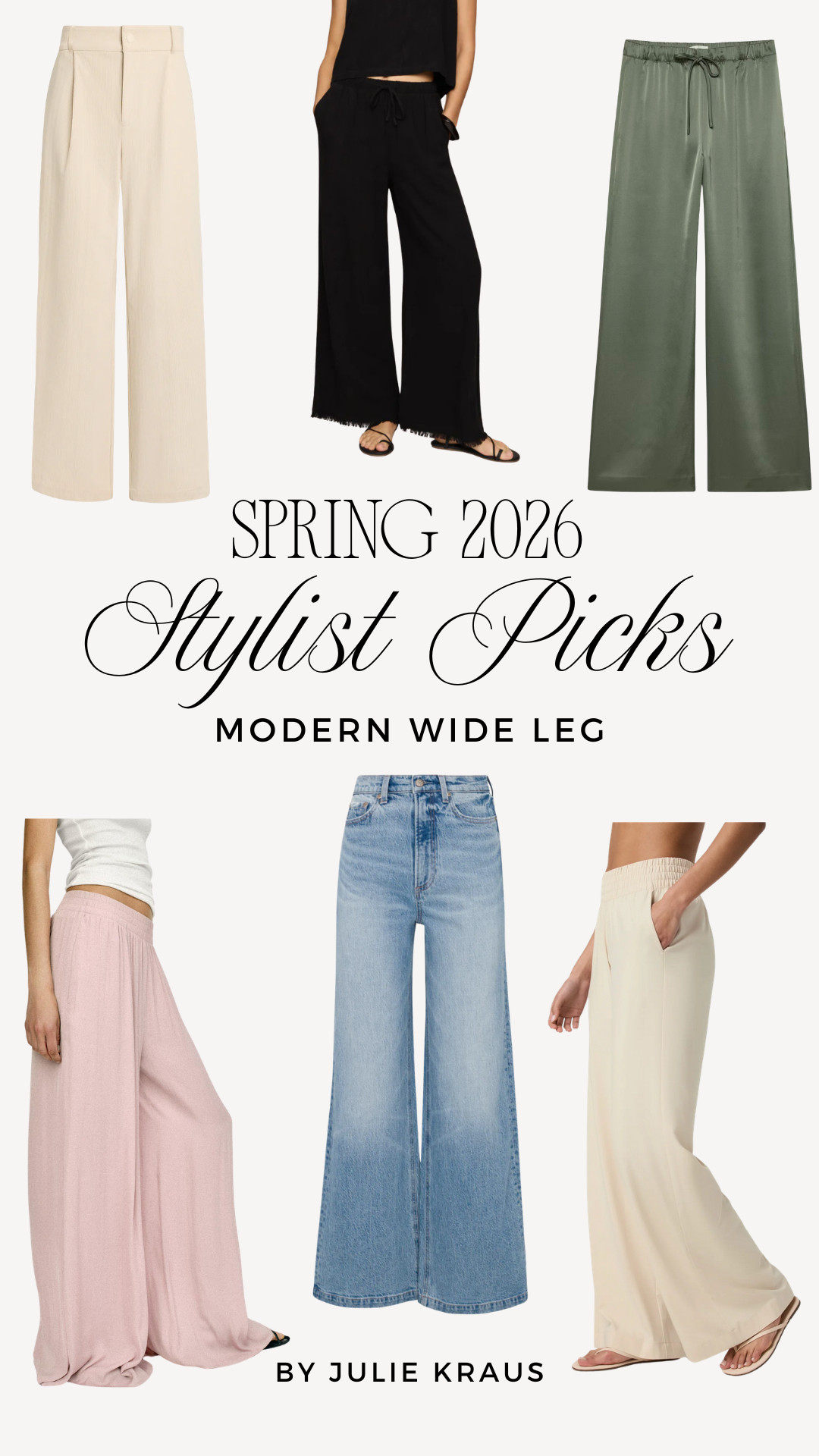 My favorite wide leg pants for spring right now. I can't stop recommending this silhouette to everyone — it's comfortable, confident, and so modern. 

Wide Leg Pants • Spring Wide Leg • Spring Style 2026 

 #LTKSeasonal #LTKOver40