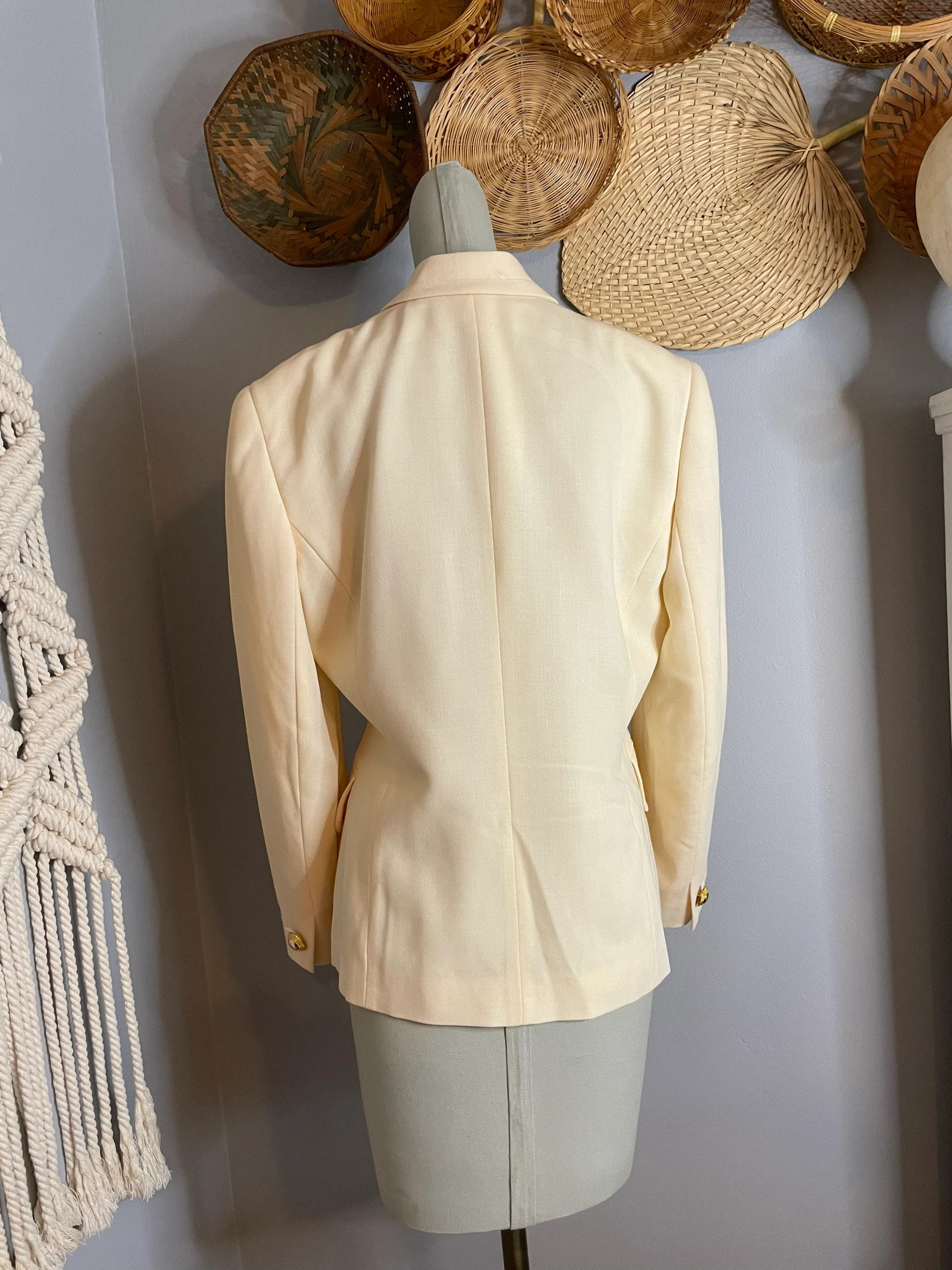 Vintage 1980s White Blazer - Etsy | Etsy (US)