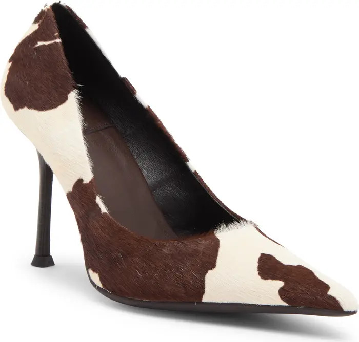 Jeffrey Campbell Risktake Genuine Calf Hair Pointed Toe Pump (Women) | Nordstrom | Nordstrom