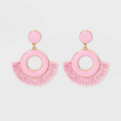 SUGARFIX by BaubleBar Fringe Flirty Hoop Earrings | Target