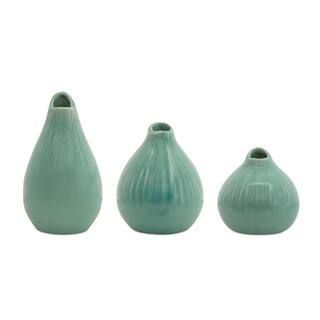 Teal Terra Cotta Vase Set, 4.25"", 5.5"" & 7"" By Melrose | Michaels® | Michaels Stores