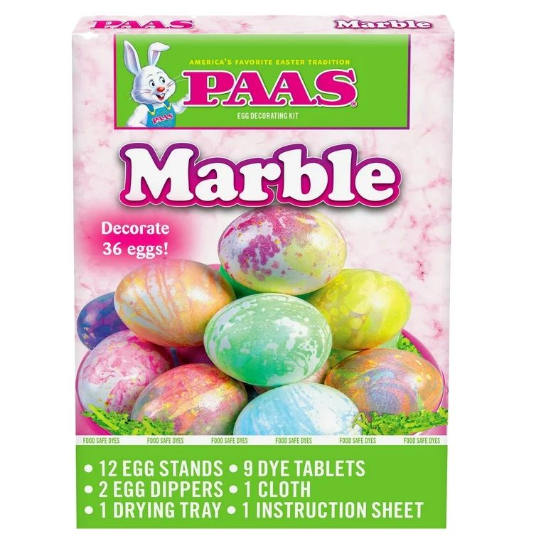 PAAS Easter Egg Decorating Dye Kit- Marble Eggs for Boys and Girls Multi-Color | Walmart (US)
