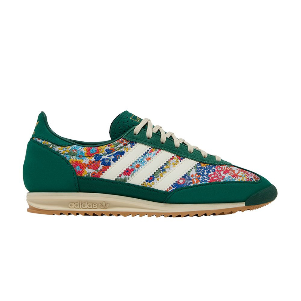 Liberty London x adidas Wmns SL72 OG 'Floral Embroidery' | Green | Women's Size 7.5 | GOAT