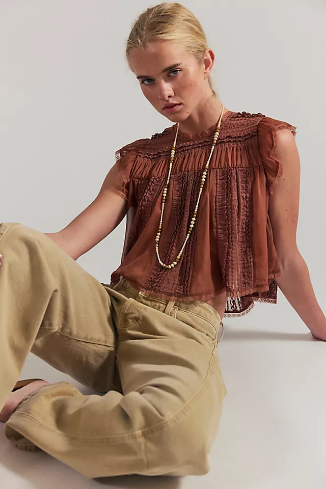 Sun Drenched Blouse | Free People (Global - UK&FR Excluded)