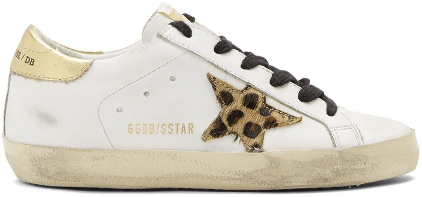 White Gold Tab Super Star Sneakers | SSENSE