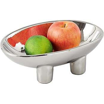 Ceramic Fruit Bowl for Kitchen Counter, 10inch 3-Legs Decorative Bowl for Table Decor, Ceramic Fr... | Amazon (US)