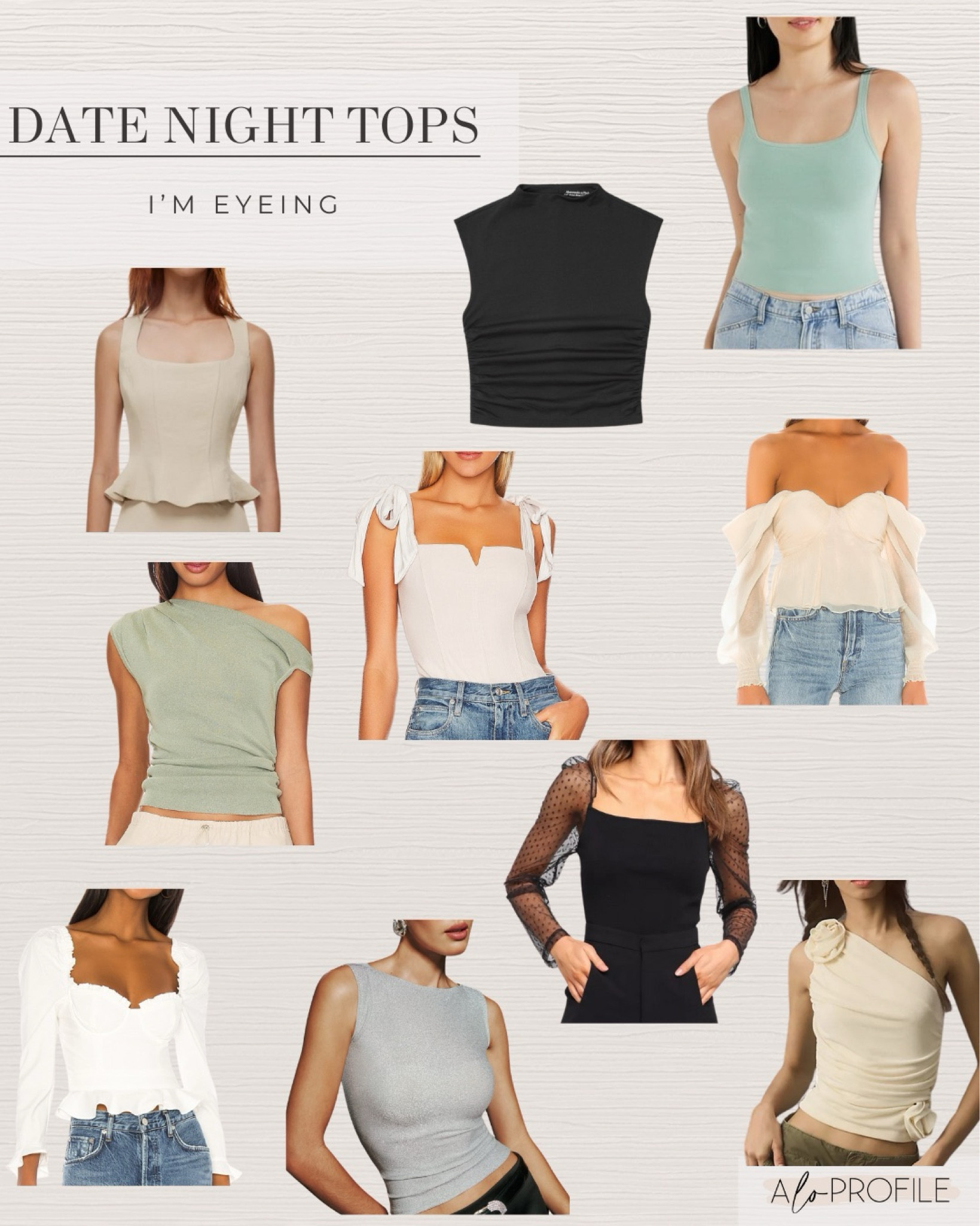 Date night tops I'm loving for spring & summer. #datenight
#datenighttops
#LTKfindsunder100