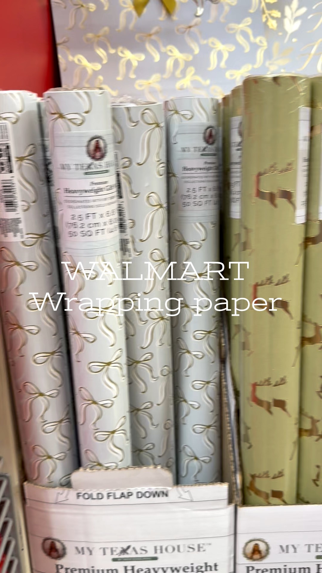 Wrapping paper at Walmart ✨✨

#LTKHoliday #LTKSeasonal #LTKFamily