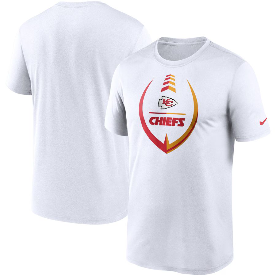 Kansas City Chiefs Nike Icon Legend Performance T-Shirt - White | Fanatics