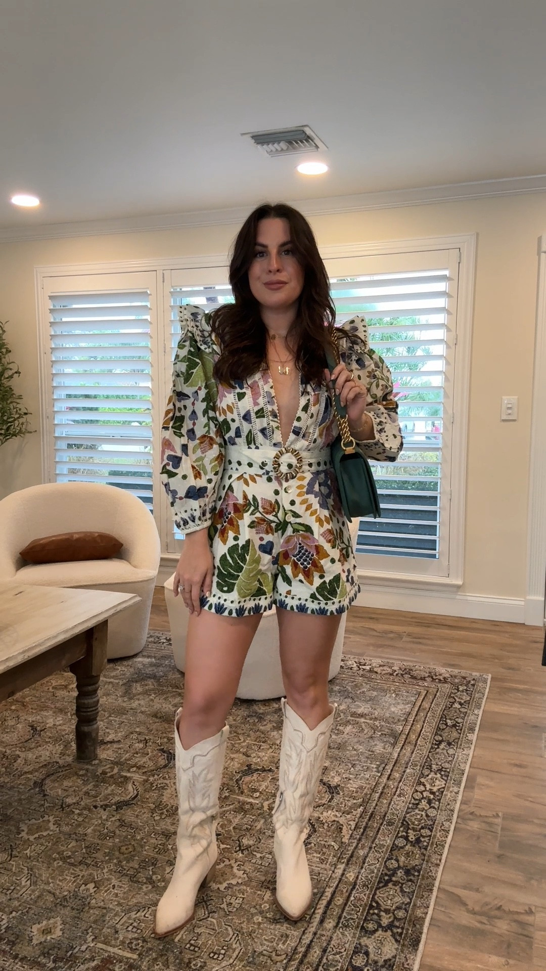 Outfit for the Scout Guide Jupiter & PBG launch! Obsessed with this Farm Rio romper that I got on sale - I’m wearing Medium 

#LTKSeasonal #LTKVideo