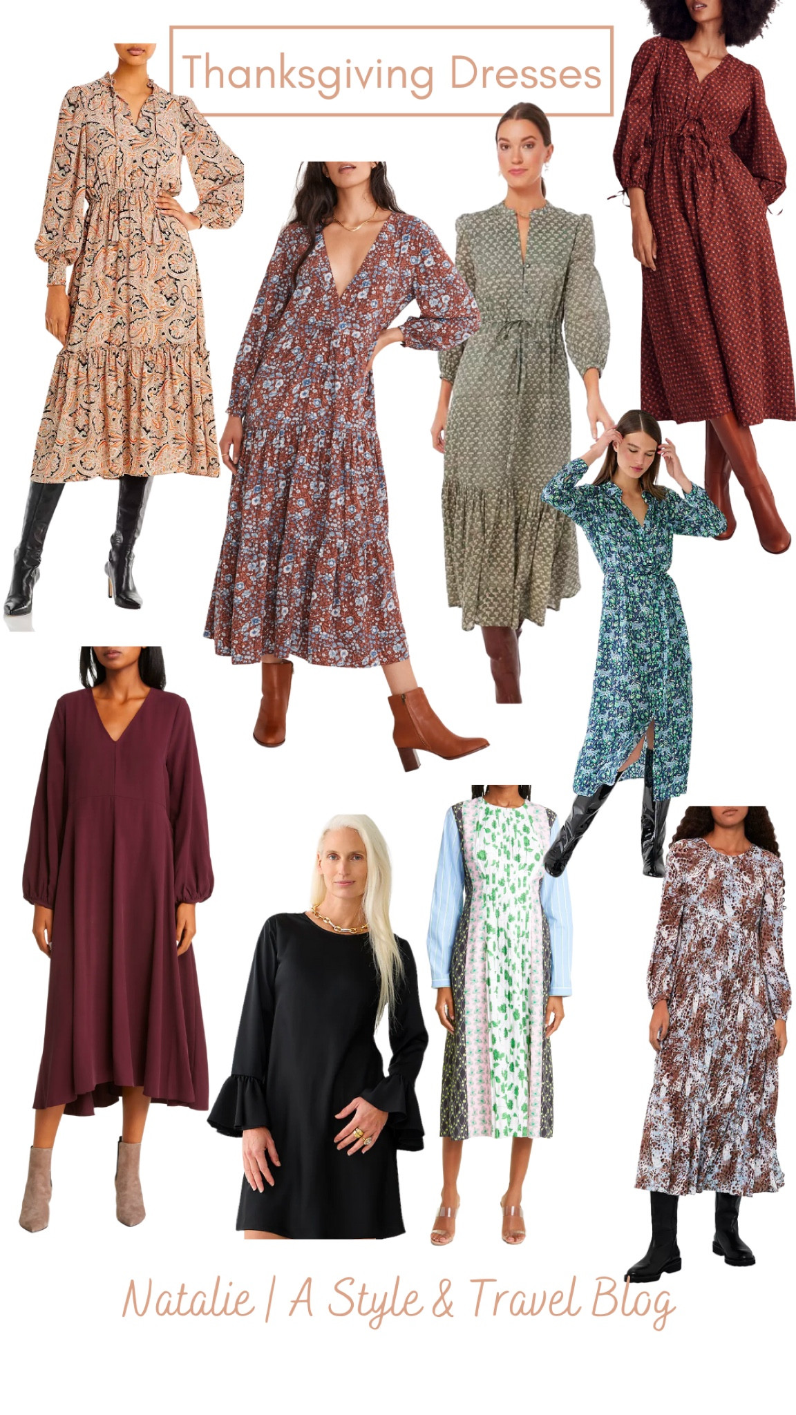 Thanksgiving dress, holiday dress, midi dress, Thanksgiving outfit

Pair with boots or flats!

#LTKstyletip #LTKSeasonal #LTKHoliday
