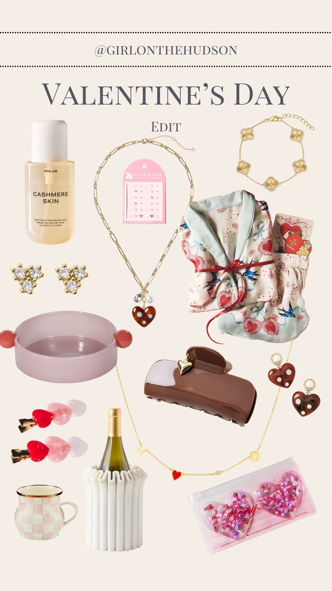 Valentine’s Day edit! Favorite finds that I’m loving right now ❤️ cozy valentines pajama, self care products, hair accessories and jewelry to treat yourself with! 

#LTKmomlife #LTKValentine #LTKselfcare
