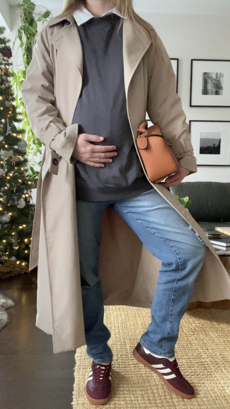 Styling my new burgundy Adidas Samba sneakers at 34 weeks pregnant 🍒 #dhgate

#LTKBump #LTKFindsUnder100 #LTKShoeCrush