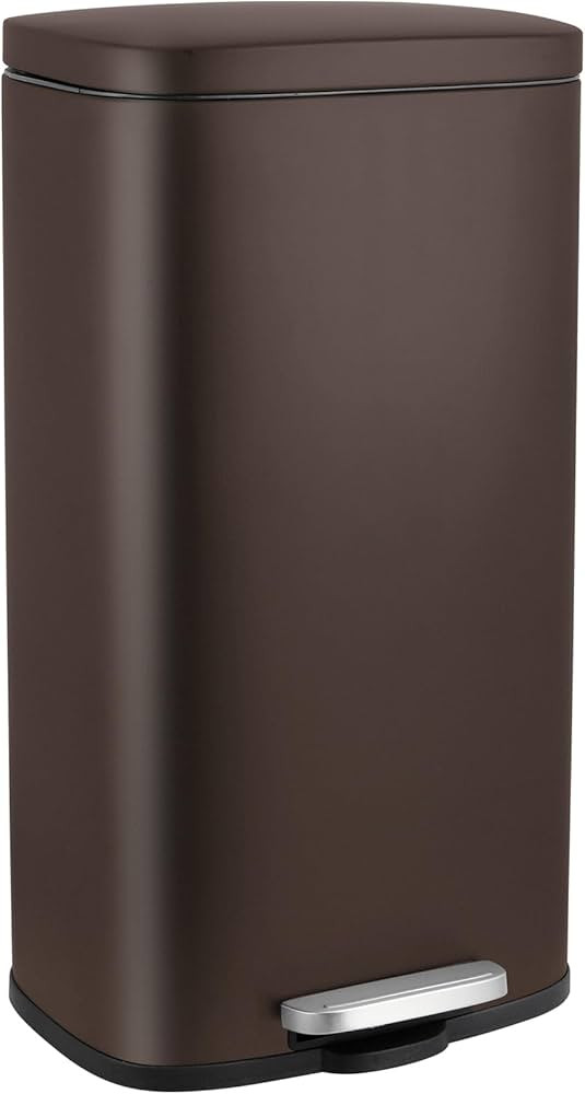 Arlopu 8 Gallon Step Trash Can, Stainless Steel Garbage Bin, Soft-Close Rubbish Bin with Removabl... | Amazon (US)