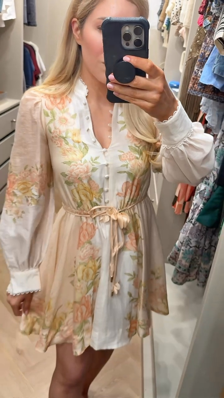 So cute - looks like Zimmermann!
RUNS SMALL across chest (wearing my usual XS but need small)


#LTKSeasonal