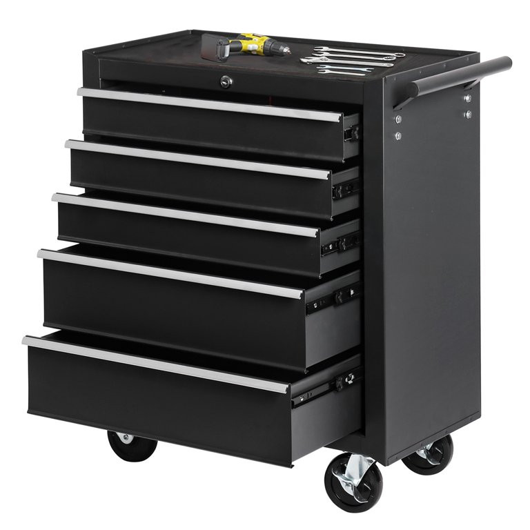 Seizeen NEW Rolling Tool Box 5-Drawers, Metal Tool Chest Garage Storage Cabinet, 30''H Large Tool... | Walmart (US)