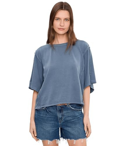 Free People, Womens, We The Free Next Level Tee, Night Shadow, X-Large | Amazon (US)