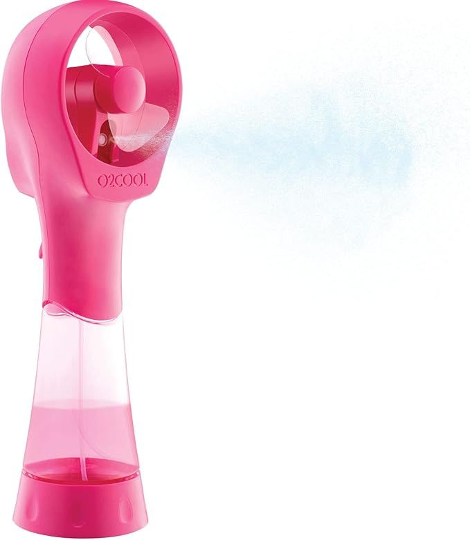 O2COOL Elite Battery Powered Handheld Water Misting Fans (Raspberry)… | Amazon (US)