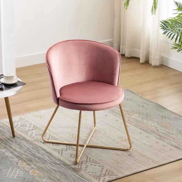 Glynnis 19.7'' Wide Velvet Barrel Chair | Wayfair North America