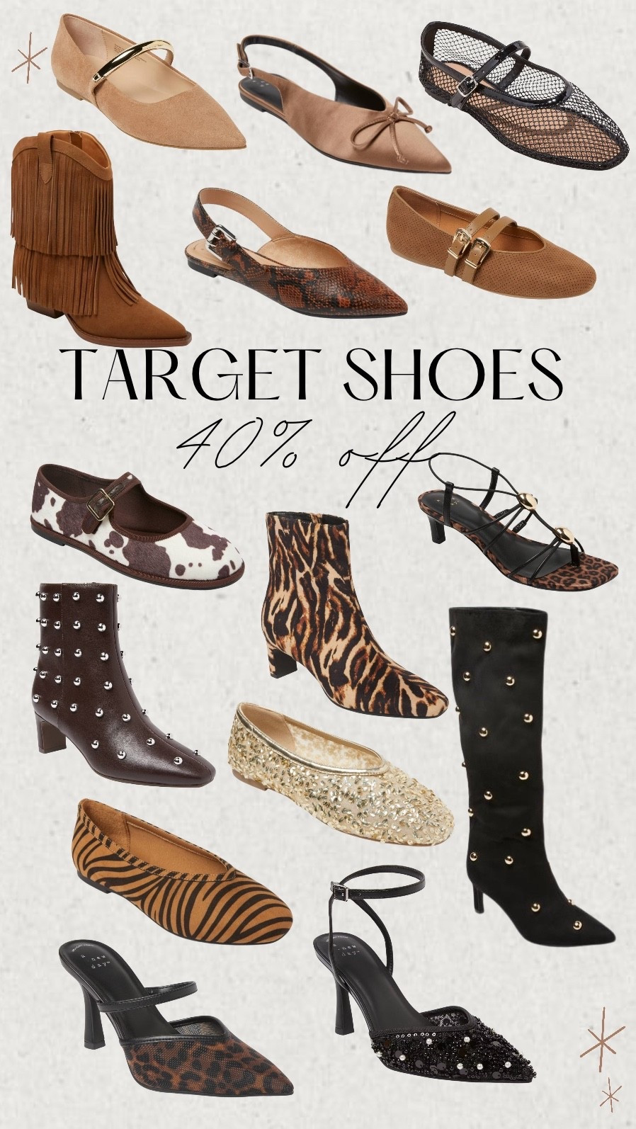 Target shoes 40% off

#LTKFindsUnder100 #LTKGiftGuide #LTKHoliday