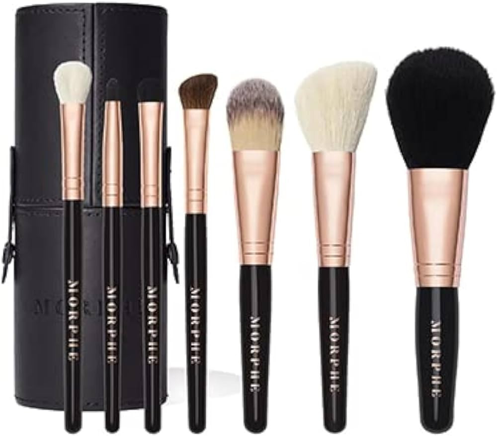 Morphe Brush Set 7 Piece Rose Gold Brush Set - Set 701 | Amazon (US)