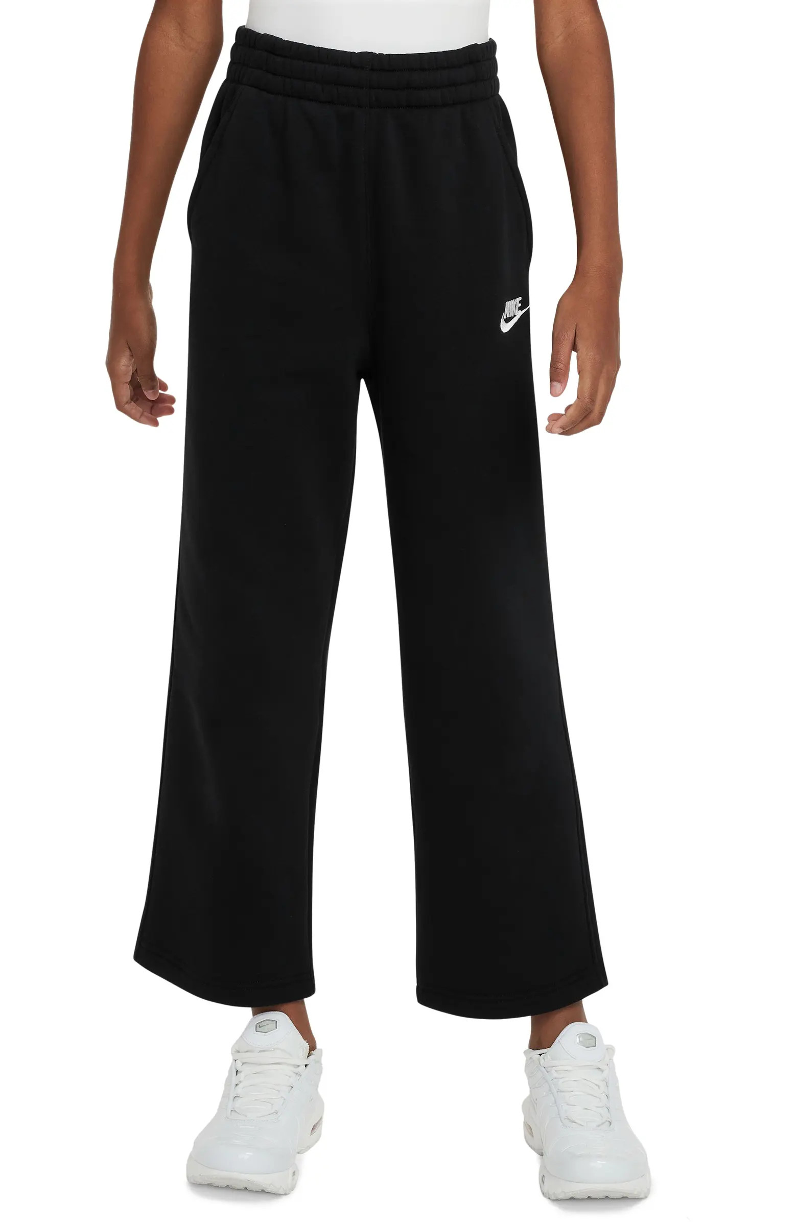 Kids' Sportswear Club Fleece Wide Leg Pants | Nordstrom