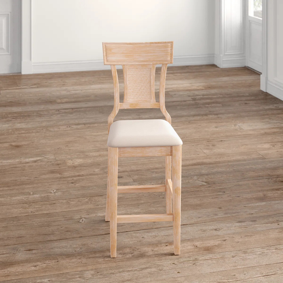 Gober Solid Wood Upholstered Bar & Counter Stool | Wayfair North America