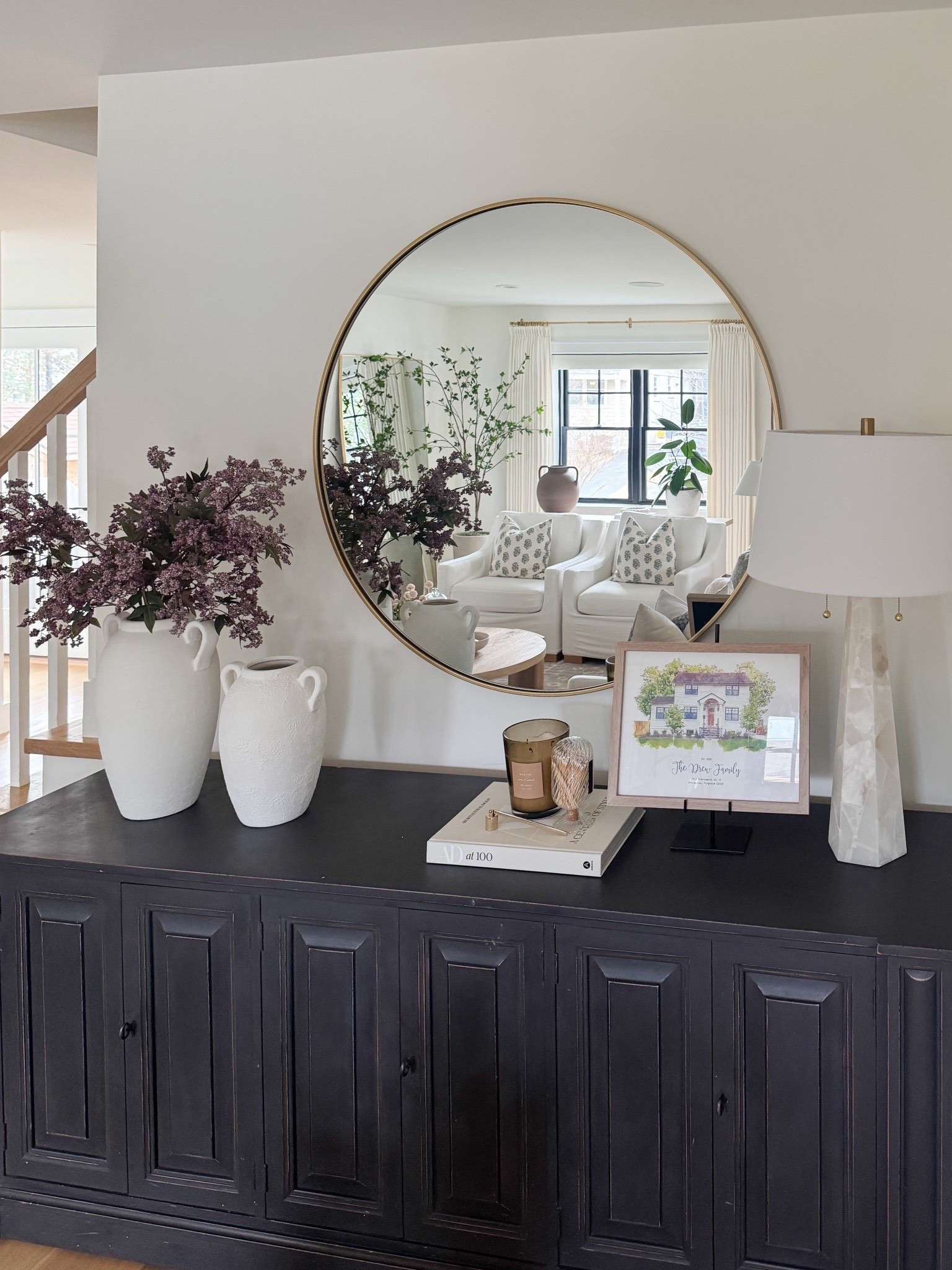 Sharing one of my go-to mirrors— one I’ve used in countless client projects and several spaces in my own home. I love the range of finish options and the near-custom feel with multiple shapes and sizes—from round to rectangle, rounded corners, and square. It’s an easy, thoughtful way to make a room feel larger and more inviting.

Designer tip: choose a mirror that’s about 1/2 to 2/3 the width of the piece you’re hanging it above for the most balanced look.

#LTKHome