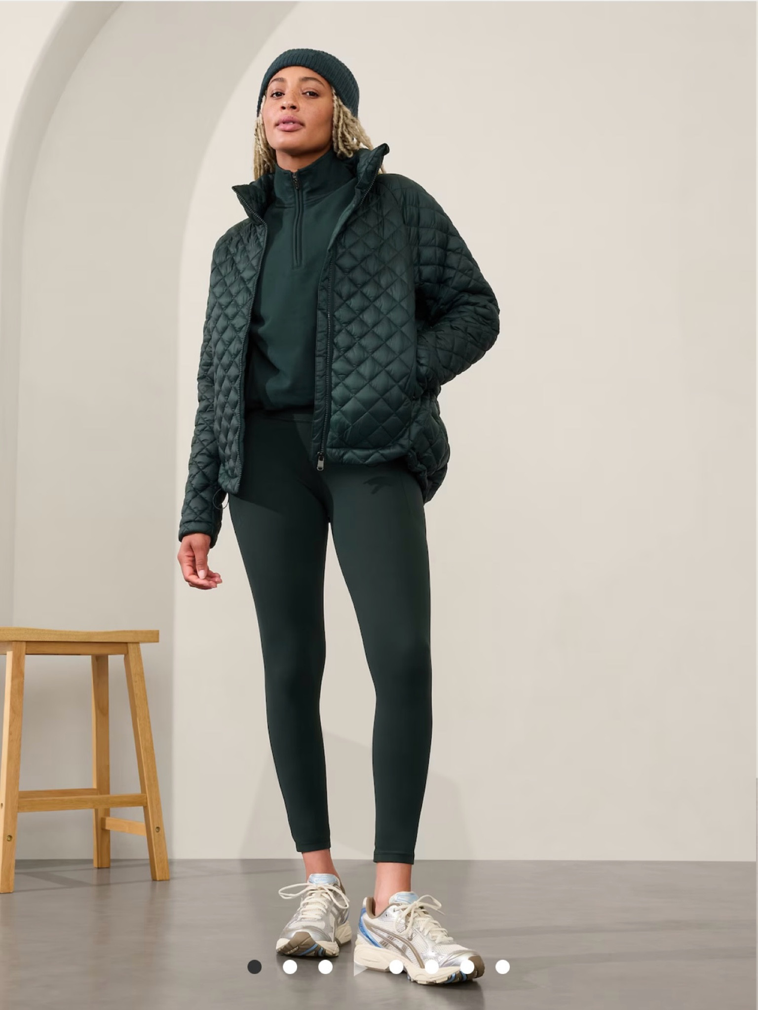 How a winter color type should wear athleisure! Far more chic than basic black. Perfect color for the fall and winter. 

#LTKSaleAlert #LTKStyleTip #LTKActive