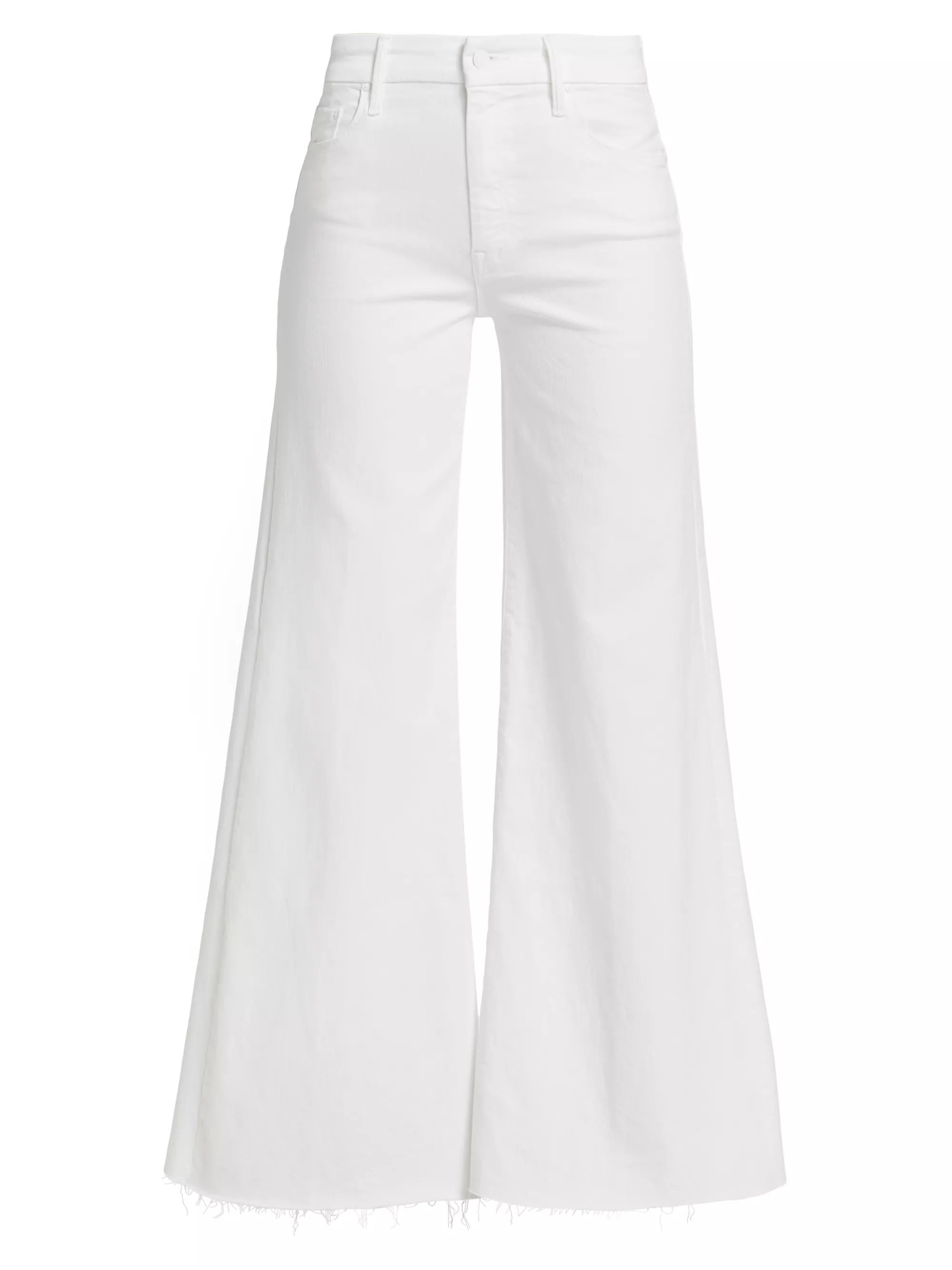 The Roller Fray Mid-Rise Wide-Leg Pants | Saks Fifth Avenue