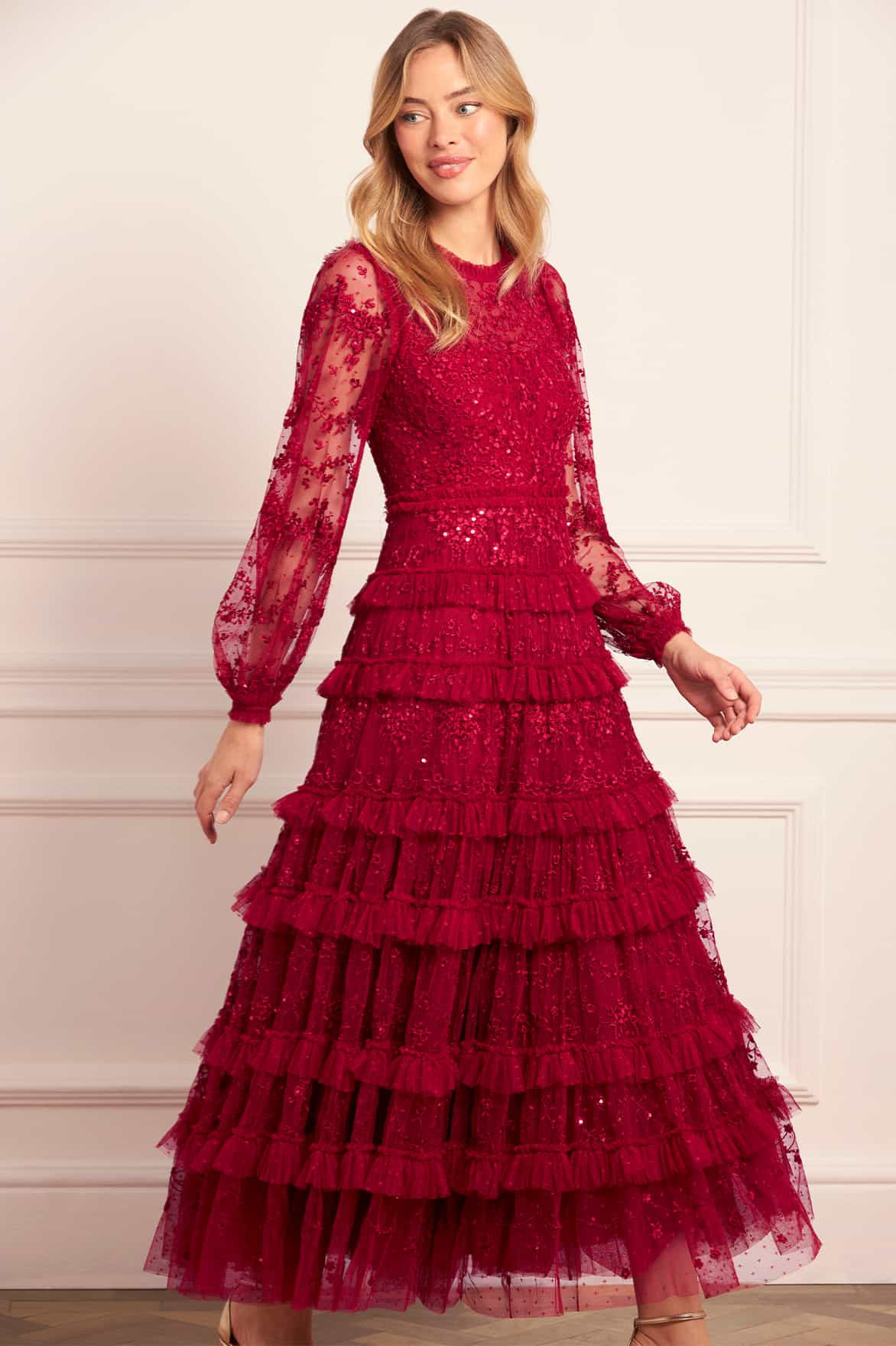 Blossom Lace Ankle Gown | Needle & Thread