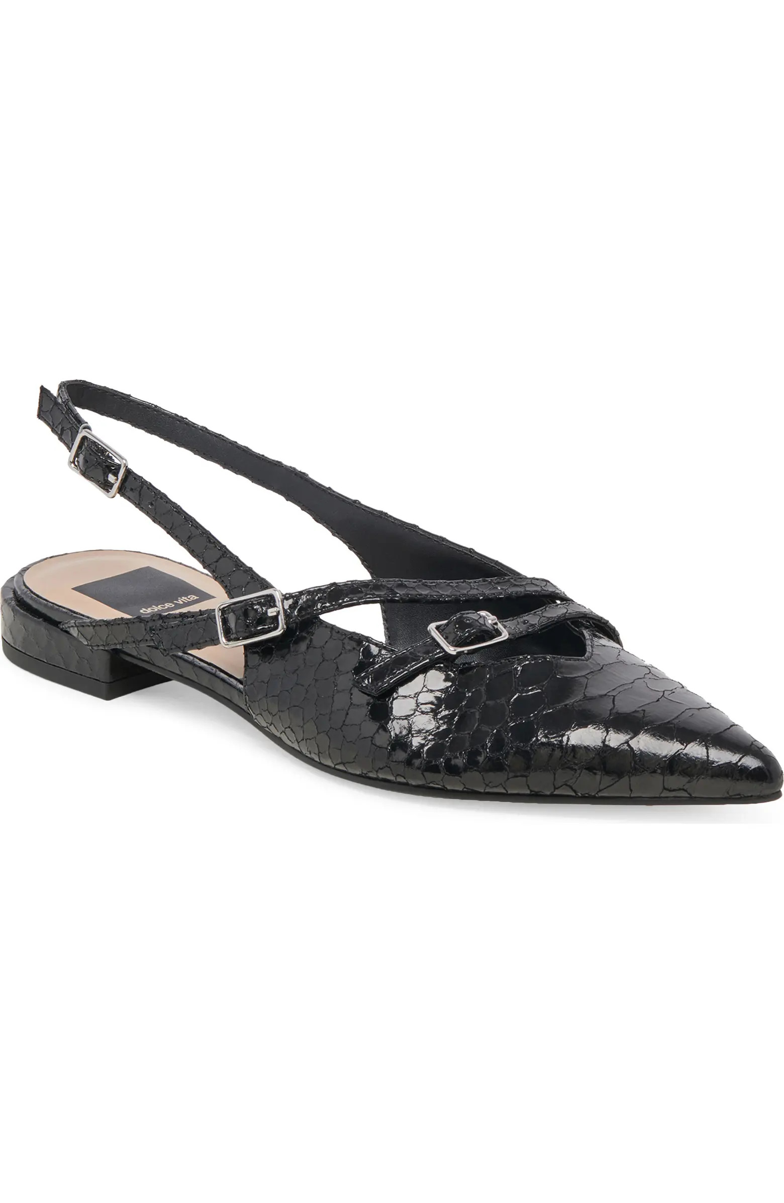 Pamla Pointed Toe Slingback Flat (Women) | Nordstrom