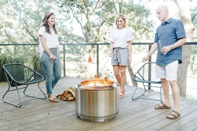 SOLO STOVE Yukon Fire Pit, Stainless Steel | Ashley Homestore