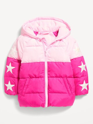 Hooded Puffer Jacket for Toddler Girls | Old Navy (US)
