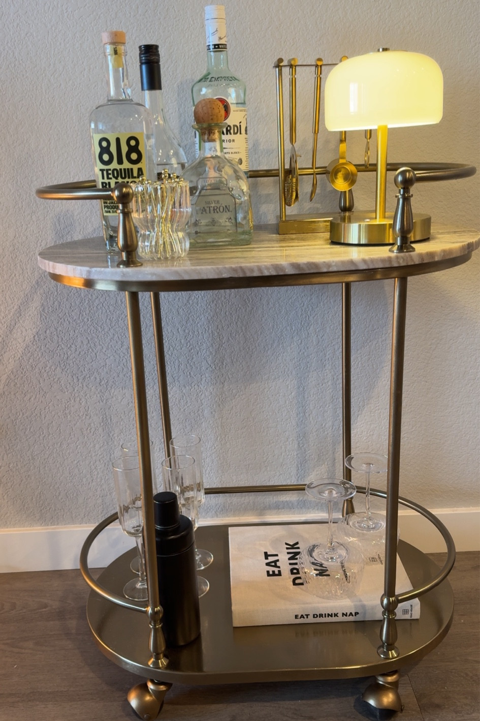 bar cart 🍸💌

#LTKHome