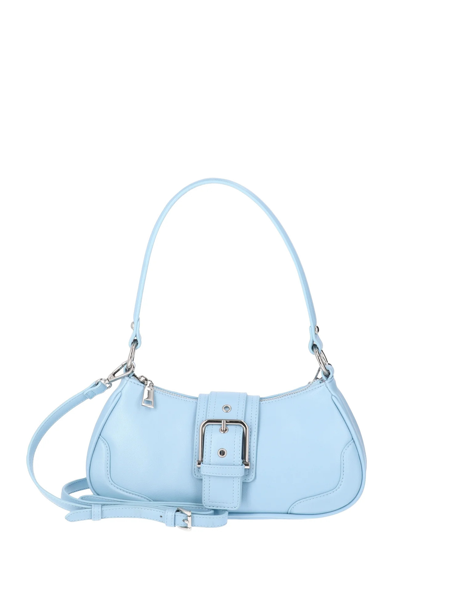 No Boundaries Fashion Shoulder Bag, Blue Buckle, Women's | Walmart (US)