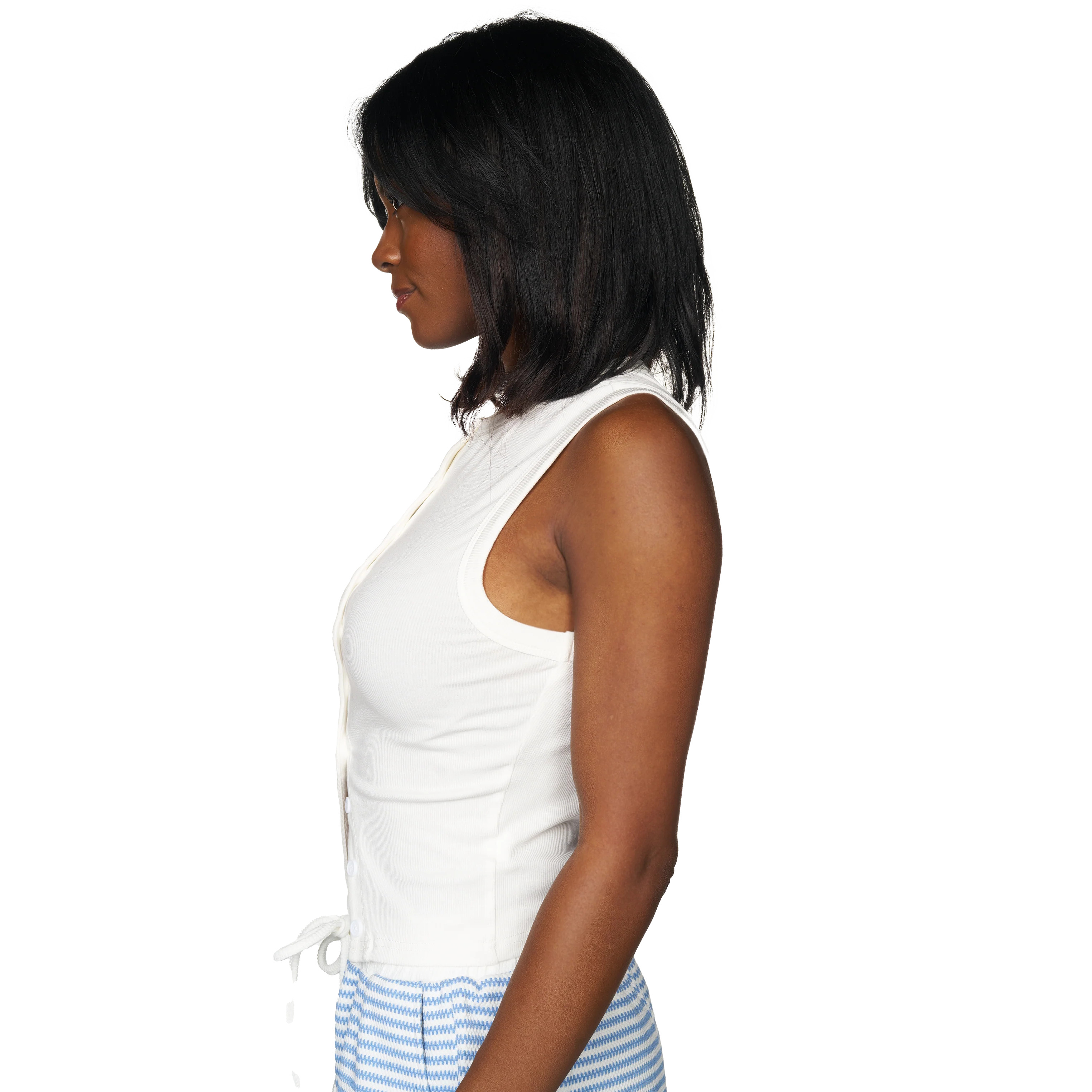 The Powell Tank - Bright White | That Girl Kate