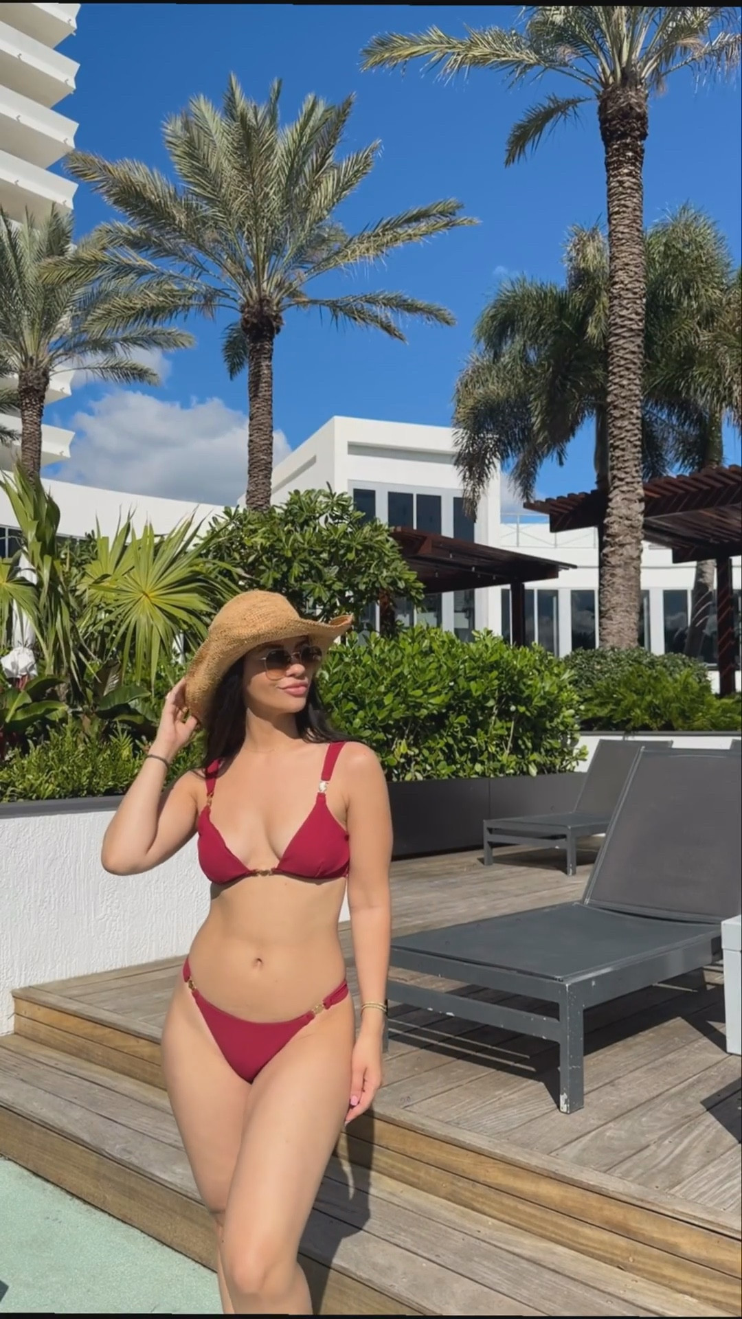 BERLOOK travels with me effortlessly. ♥️ The attention to detail, color, quality, and support of their swimsuits allows for all day comfort from poolside to beach walks. 🌊☀️🏝️ 
20% off code: SHIRLY20 

Wearing a size small in all pieces. Top is padded. 

#LTKdayinmylife #LTKTravel #LTKCyberWeek