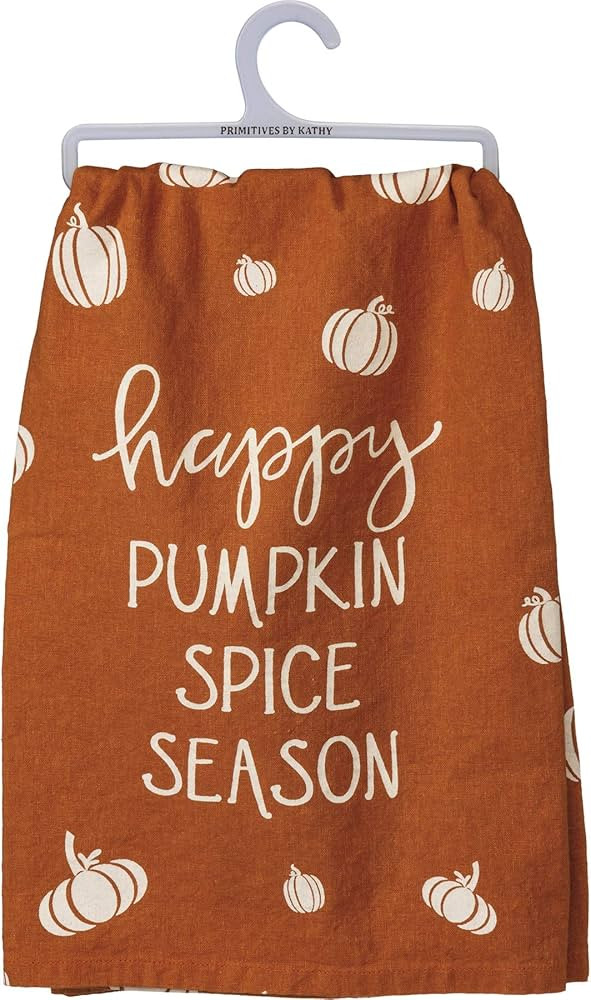 Primitives by Kathy Decorative Kitchen Towel, 28" x 28", Orange | Amazon (US)