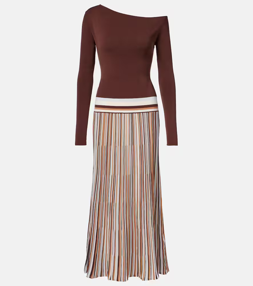 Faithfull Citara knitted cotton-blend maxi dress | Mytheresa (US/CA)