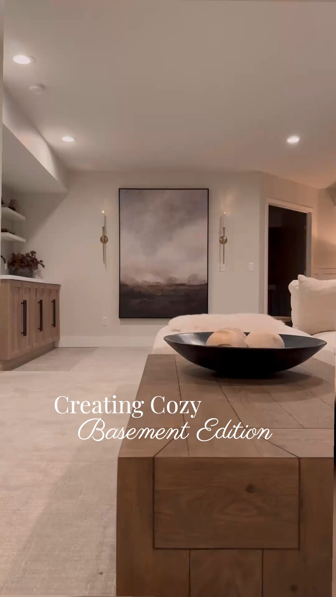 Creating Cozy • This coming year we are working on making our basement a little more cozy and have some fun projects to come! But first we started with this beautiful oversized large scale framed canvas from Minted. 

Our Exact Art: “Riley” printed on canvas with a classic black frame in the size 48”x70” 

Use code HIGHVIEW for up to 20% off at Minted.com


#LTKdayinmylife #LTKHome #LTKSaleAlert