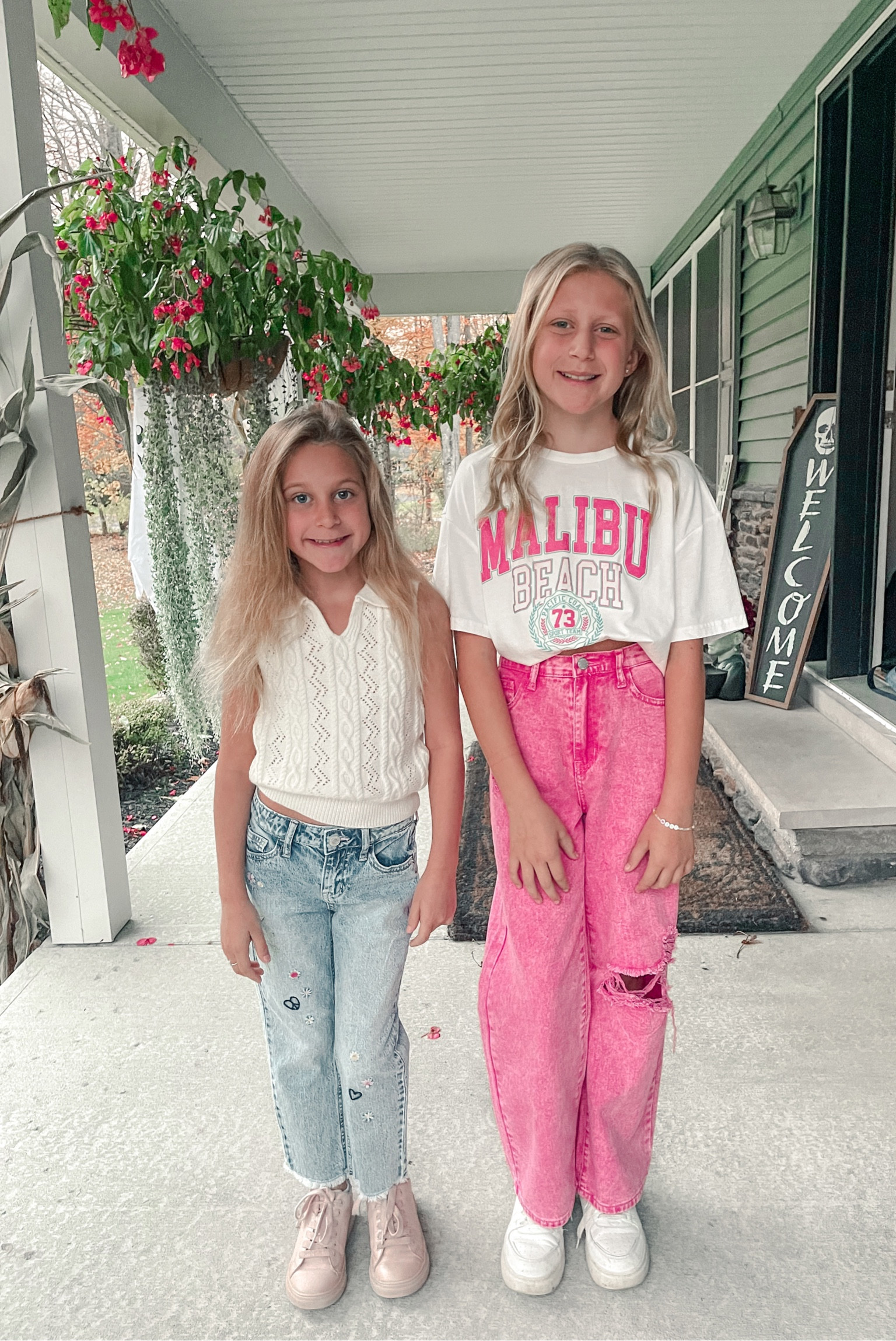 girls school outfit, tween outfit, girls ootd, kids fashion, girls sneakers, school outfits, girls hairstyle, school outfit, cute outfits, outfit inspo, ootd, outfit ideas for girls, outfits for school, girls jewelry, girls sweater vest, girls fall outfit, girls style, girls fall sweater, little girls outfit, girls pink pants, girls pink jeans, girls jeans, fall outfit, sister outfits 

#LTKkids #LTKfamily #LTKstyletip