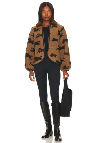 The Pasture Fleece Jacket in Light Hickory | Revolve Clothing (Global)