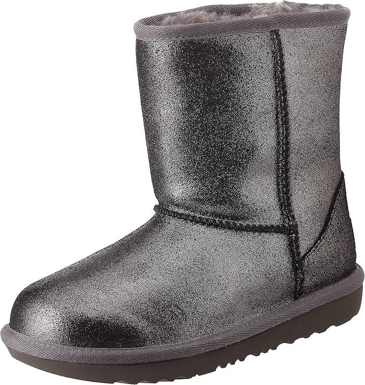 UGG Unisex-Child K Classic Ii Metallic Glitter Fashion Boot | Amazon (US)